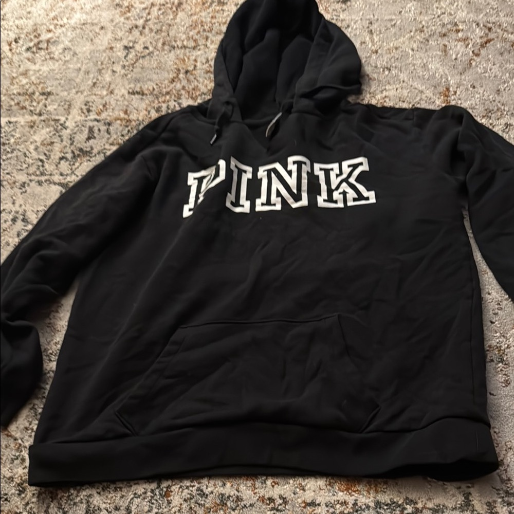 PINK Black Hoodie